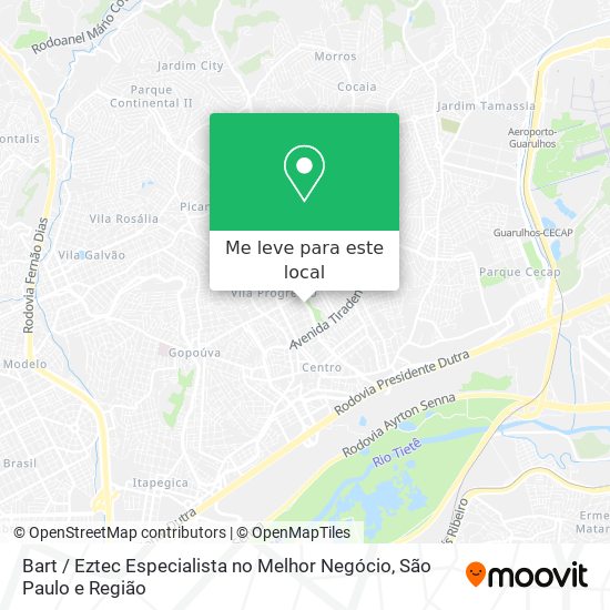 Bart / Eztec Especialista no Melhor Negócio mapa