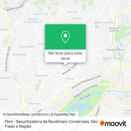 Fbm - Securitizadora de Recebiveis Comerciais mapa