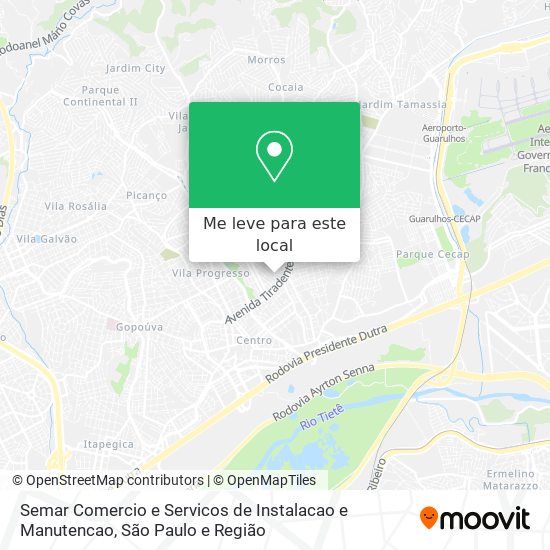 Semar Comercio e Servicos de Instalacao e Manutencao mapa