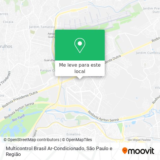 Multicontrol Brasil Ar-Condicionado mapa