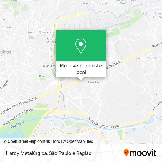 Hardy Metalúrgica mapa