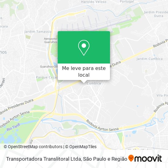 Transportadora Translitoral Ltda mapa