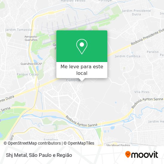 Shj Metal mapa