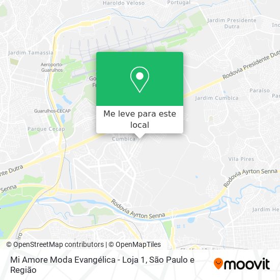 Mi Amore Moda Evangélica - Loja 1 mapa