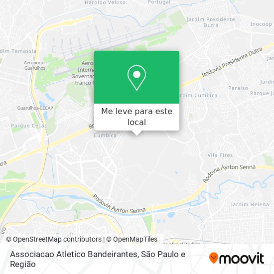 Associacao Atletico Bandeirantes mapa