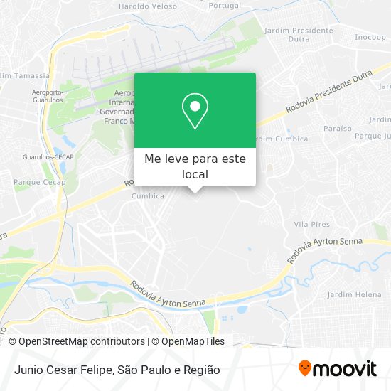 Junio Cesar Felipe mapa