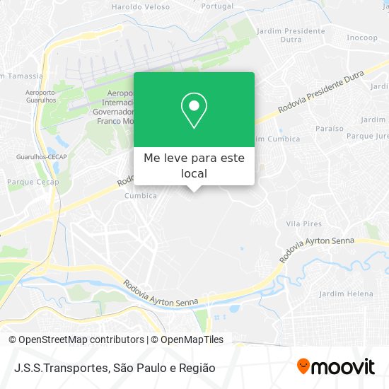 J.S.S.Transportes mapa