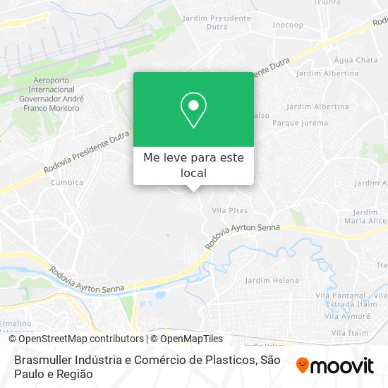 Brasmuller Indústria e Comércio de Plasticos mapa