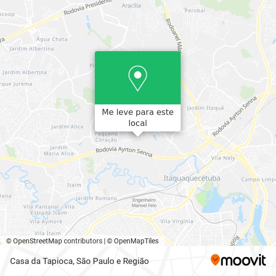 Casa da Tapioca mapa