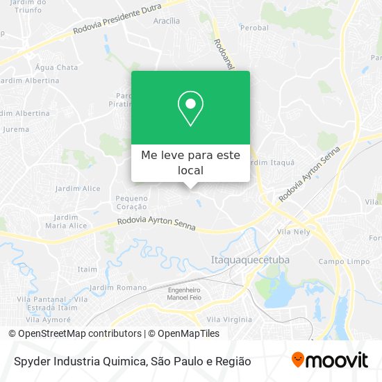 Spyder Industria Quimica mapa