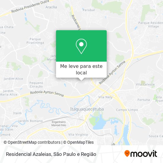 Residencial Azaleias mapa