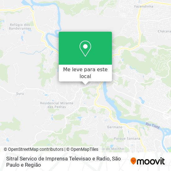 Sitral Servico de Imprensa Televisao e Radio mapa
