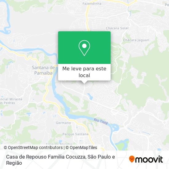 Casa de Repouso Familia Cocuzza mapa