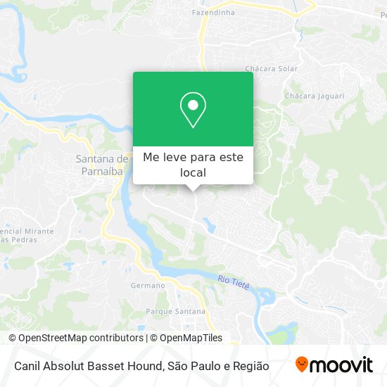 Canil Absolut Basset Hound mapa