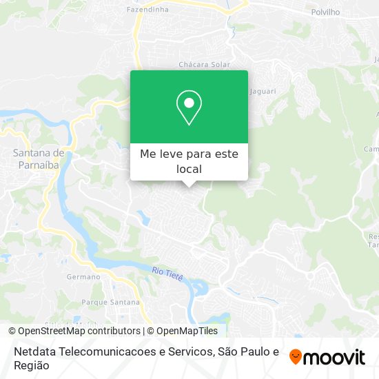 Netdata Telecomunicacoes e Servicos mapa