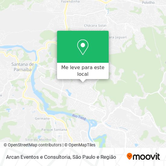 Arcan Eventos e Consultoria mapa