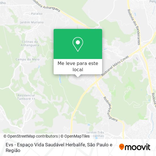 Evs - Espaço Vida Saudável Herbalife mapa