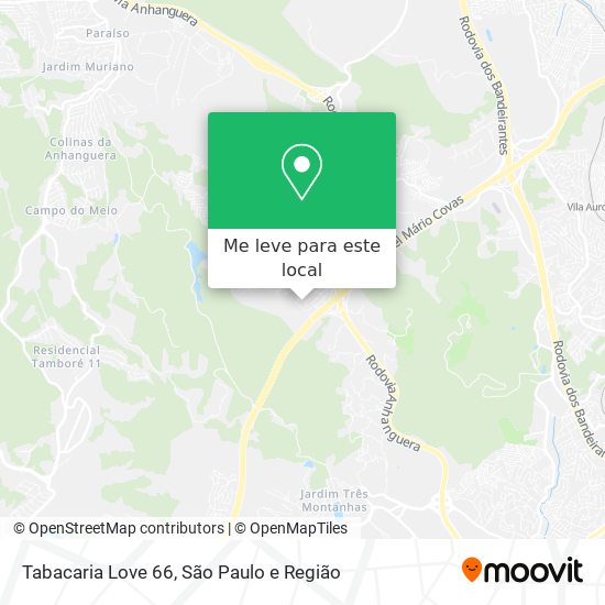 Tabacaria Love 66 mapa