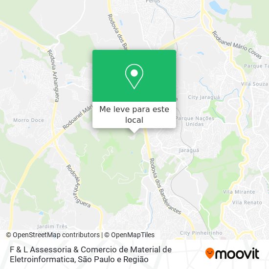 F & L Assessoria & Comercio de Material de Eletroinformatica mapa