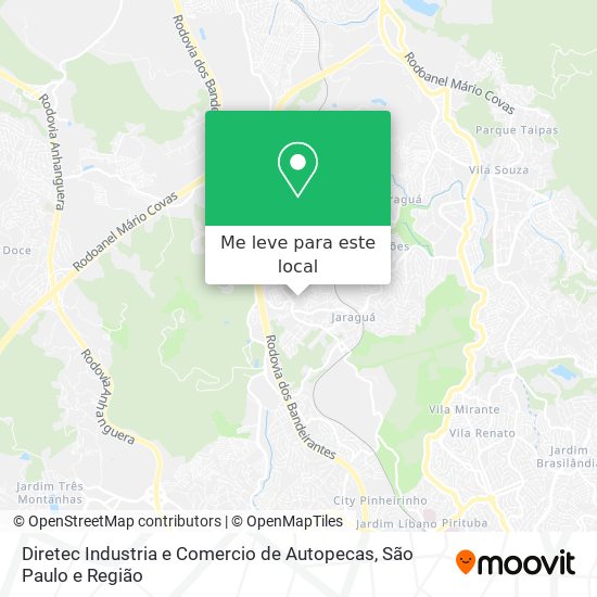 Diretec Industria e Comercio de Autopecas mapa