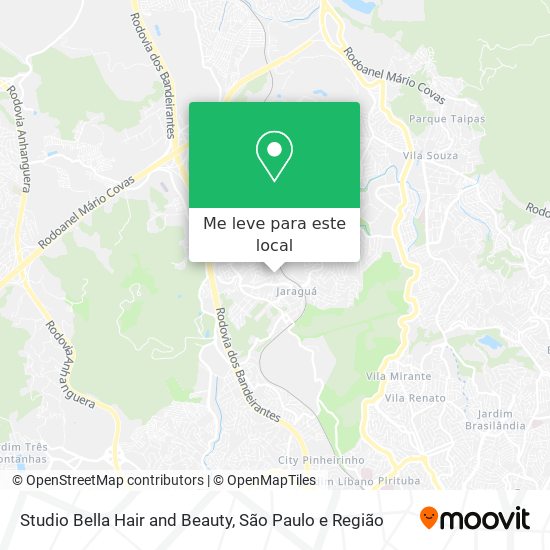 Studio Bella Hair and Beauty mapa