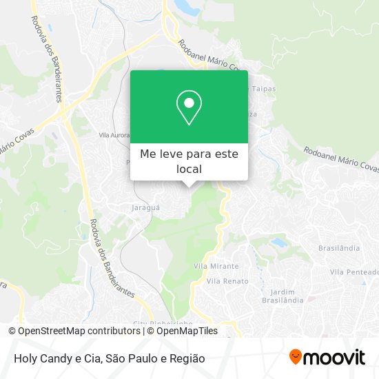 Holy Candy e Cia mapa
