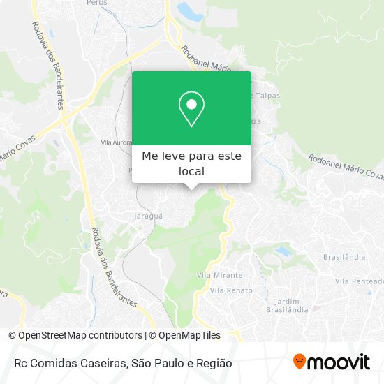 Rc Comidas Caseiras mapa