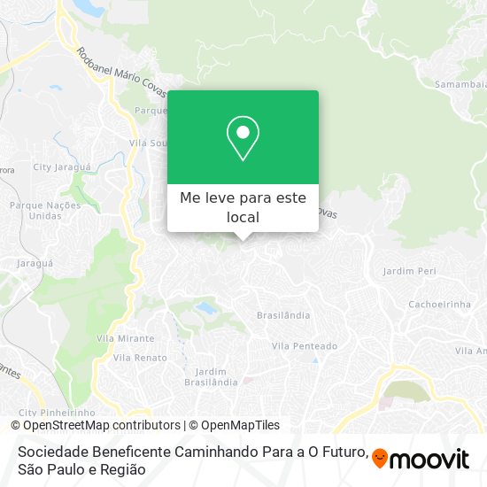 Sociedade Beneficente Caminhando Para a O Futuro mapa