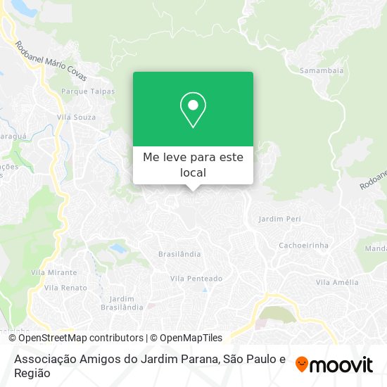 Associação Amigos do Jardim Parana mapa
