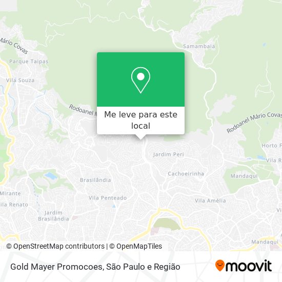 Gold Mayer Promocoes mapa