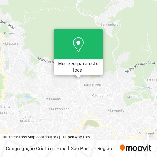 Congregação Cristã no Brasil mapa