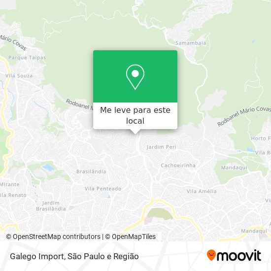 Galego Import mapa