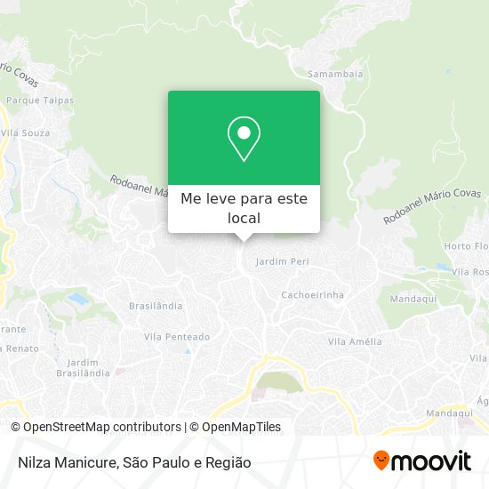 Nilza Manicure mapa