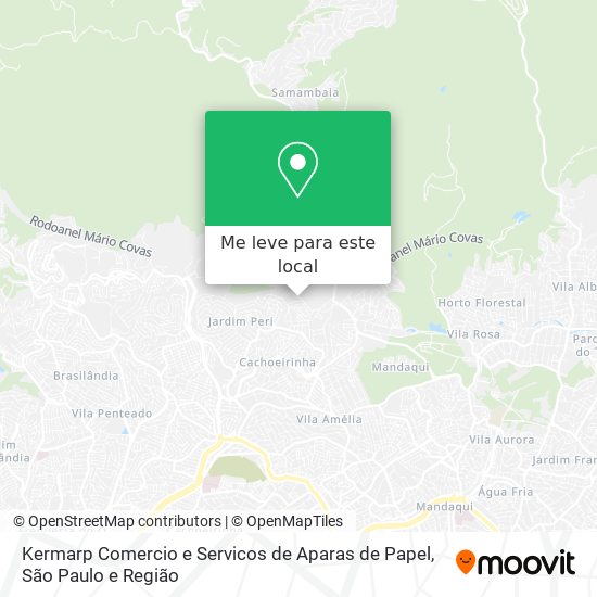 Kermarp Comercio e Servicos de Aparas de Papel mapa