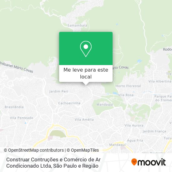 Construar Contruções e Comércio de Ar Condicionado Ltda mapa