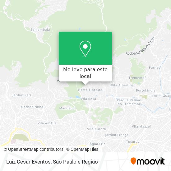 Luiz Cesar Eventos mapa