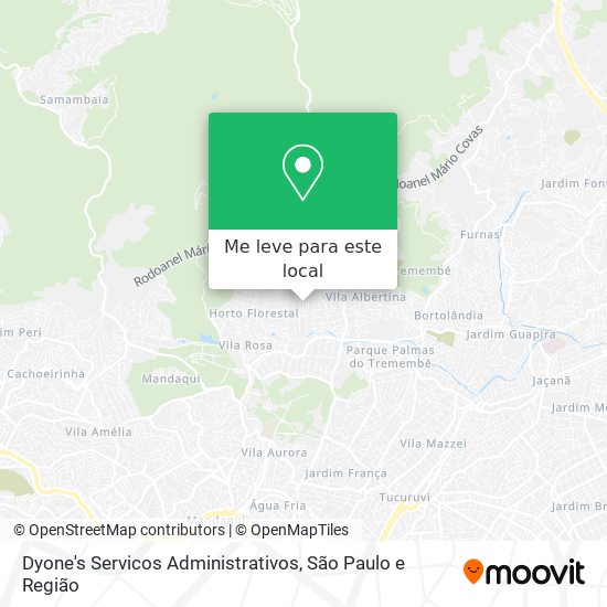 Dyone's Servicos Administrativos mapa