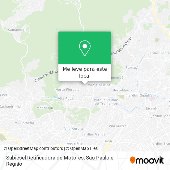 Sabiesel Retificadora de Motores mapa