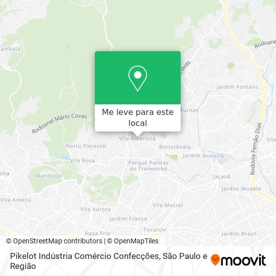 Pikelot Indústria Comércio Confecções mapa