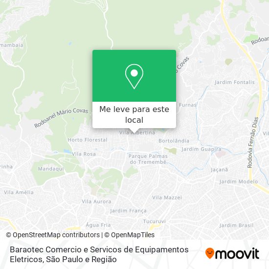 Baraotec Comercio e Servicos de Equipamentos Eletricos mapa