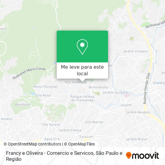 Francy e Oliveira - Comercio e Servicos mapa