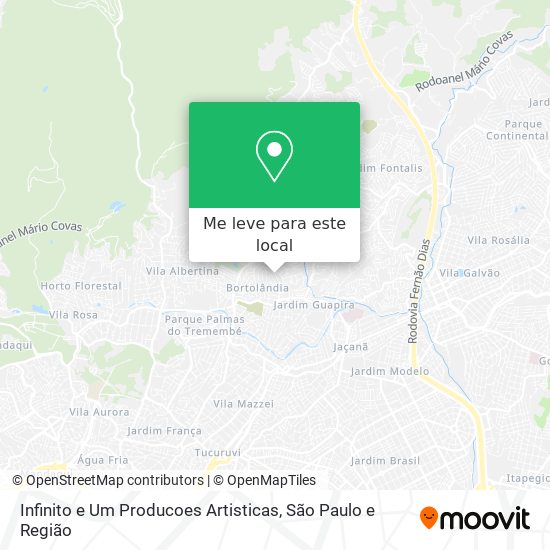 Infinito e Um Producoes Artisticas mapa