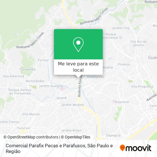 Comercial Parafix Pecas e Parafusos mapa