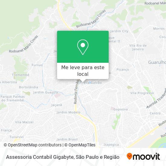 Assessoria Contabil Gigabyte mapa