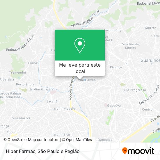 Hiper Farmac mapa