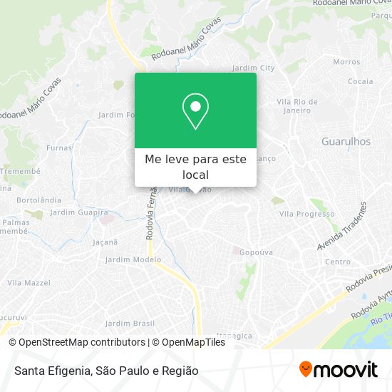 Santa Efigenia mapa