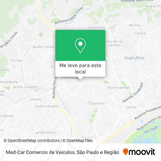 Med-Car Comercio de Veiculos mapa