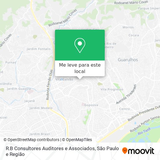 R.B Consultores Auditores e Associados mapa