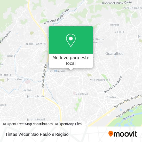 Tintas Vecar mapa