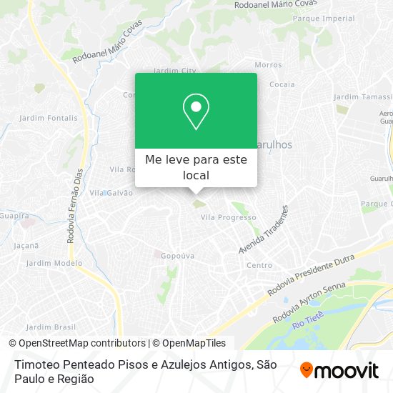 Timoteo Penteado Pisos e Azulejos Antigos mapa